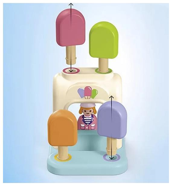 Actual product image Playmobil 1.2.3: Adventure tower with ice cream stand
