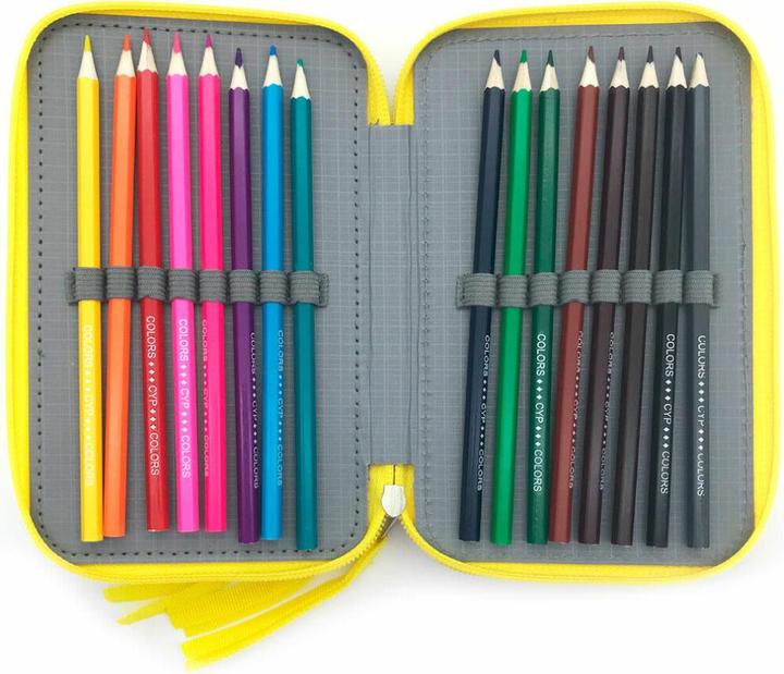 Produktbild CyP Brands Bluey Leaves triple pencil case