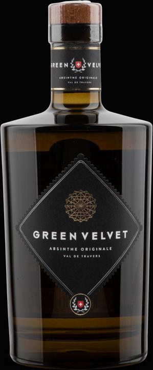 Produktbild Green Velvet Absinthe - La bleue (18 Jahre, 48 %, Schweiz, 1 x 70 cl, Absinth)