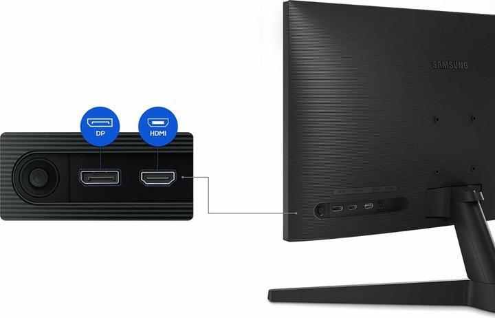 Actual product image Samsung ECRAN 24 S24C332GAU NOIR 1920X1080 IPS 16:9 1MS 250CD/M 100HZ 1000:1 1 (1920 x 1080 pixels, 24")