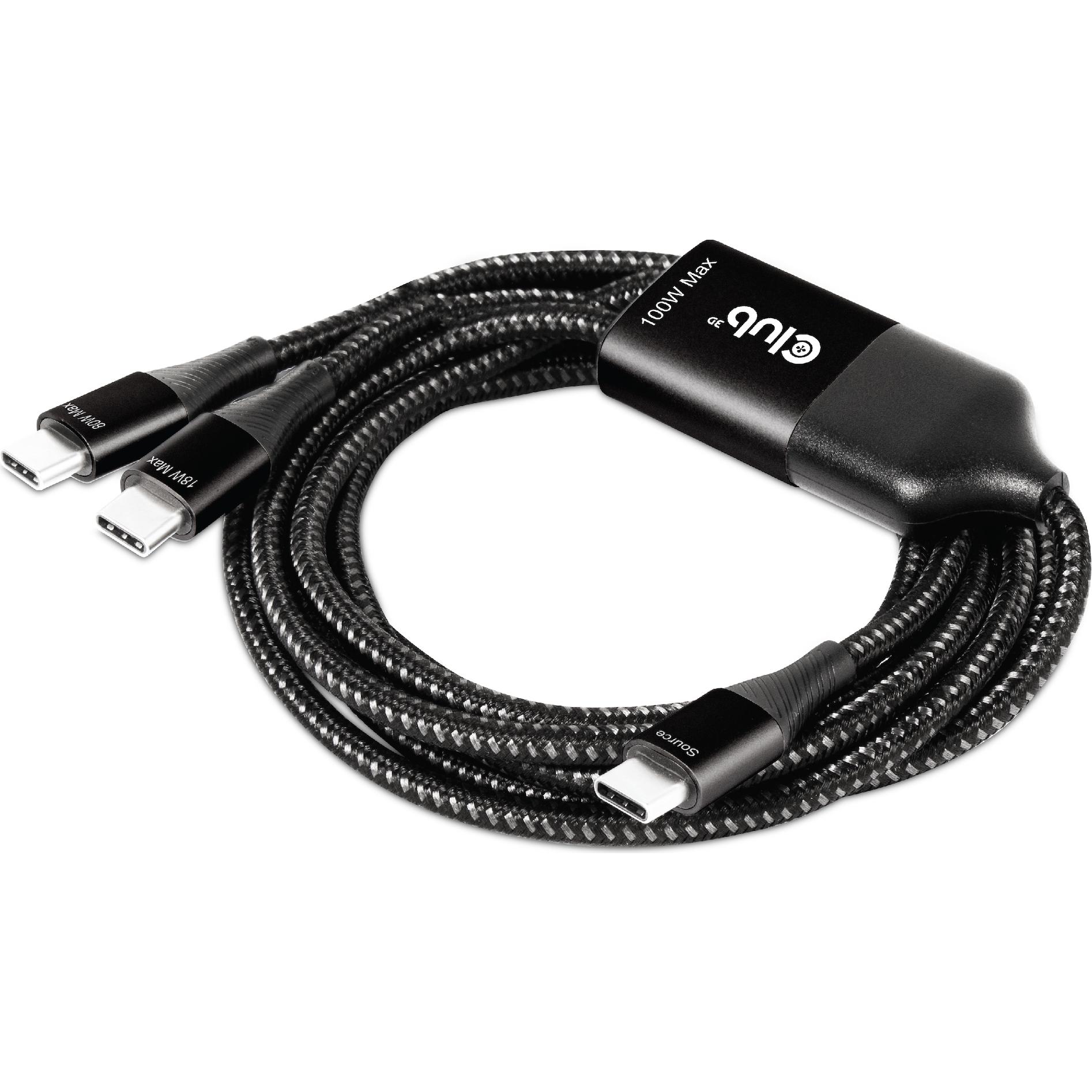 Club 3D 2in1 (1.83 m, USB 3.0), USB Kabel