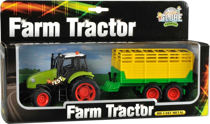 Produktbild Sombo Traktor mit Trailer Light & Sound 1:32