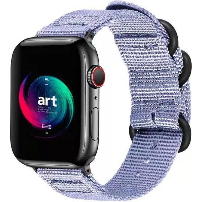 Thumbnail - Strap-it Armband (Nylon, Apple Watch), Uhrenarmband, Violett