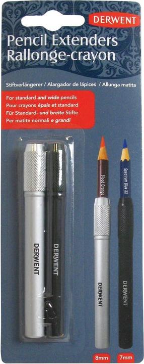 Actual product image Derwent Pencil extender, for 7 and 8 mm diameter, 2-part (2x)