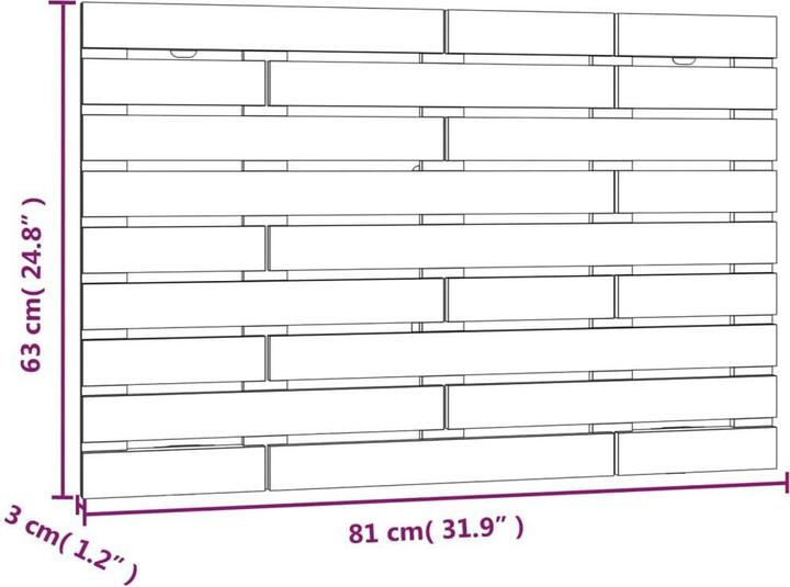 Immagine prodotto VidaXL Oksiutka (81 x 3 x 63 cm)