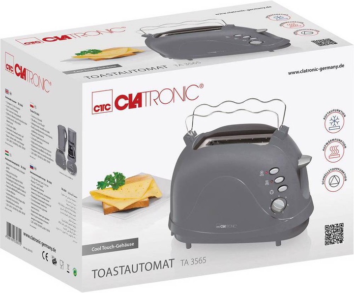 Actual product image Clatronic Toaster TA 3565 2 slices