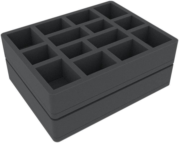 Image du produit Feldherr CR03SET - Kit de mousse pour mallette de combat Citadel - 28 miniatures (Mousse)