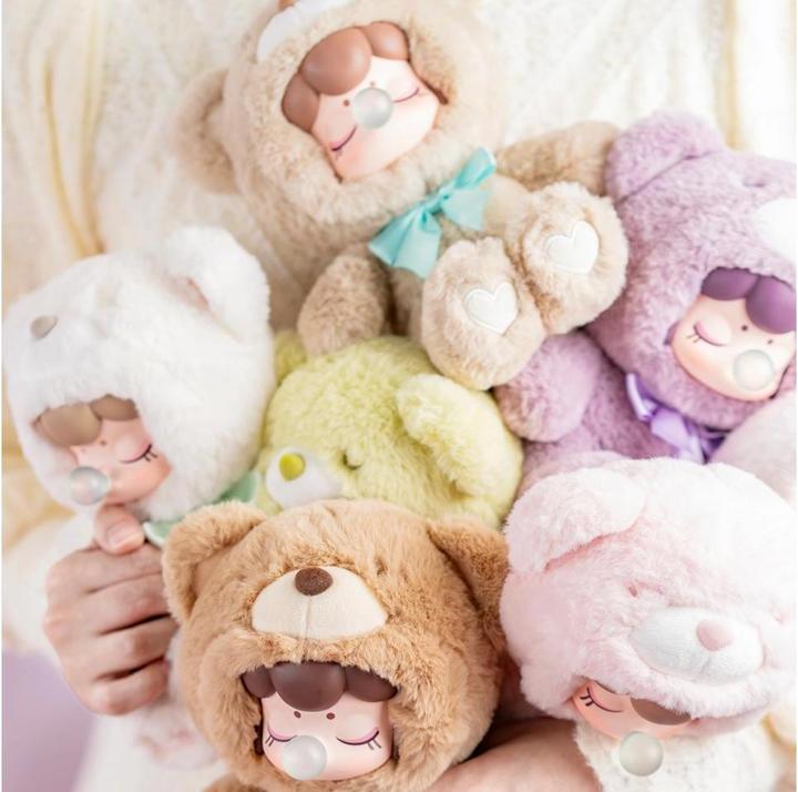 Actual product image Robotime Nanci Kuschelbären – assortiert, Motiv: Tiere (17.50 cm)