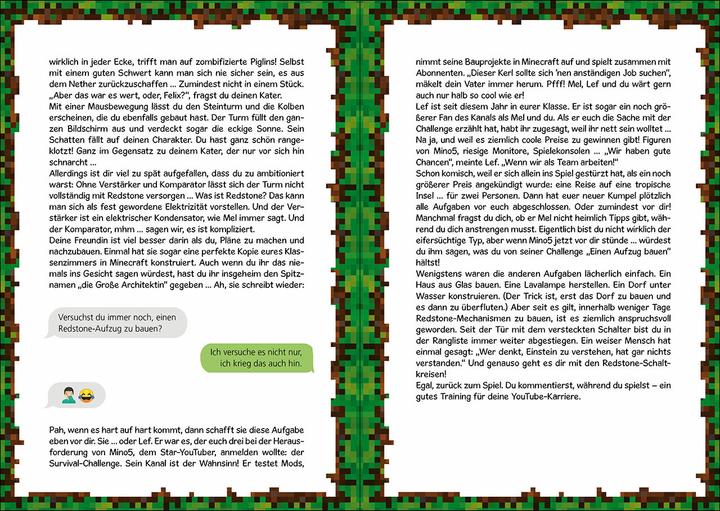 Valori nutrizionali e ingredienti Loewe Der Minecraft Code (Band 1) - Flucht aus dem Würfel-Gefängnis (Tedesco, Arianna Sabella, Chiara Iacobelli, Daniel Landes, Gauthier Wendling, 2024)