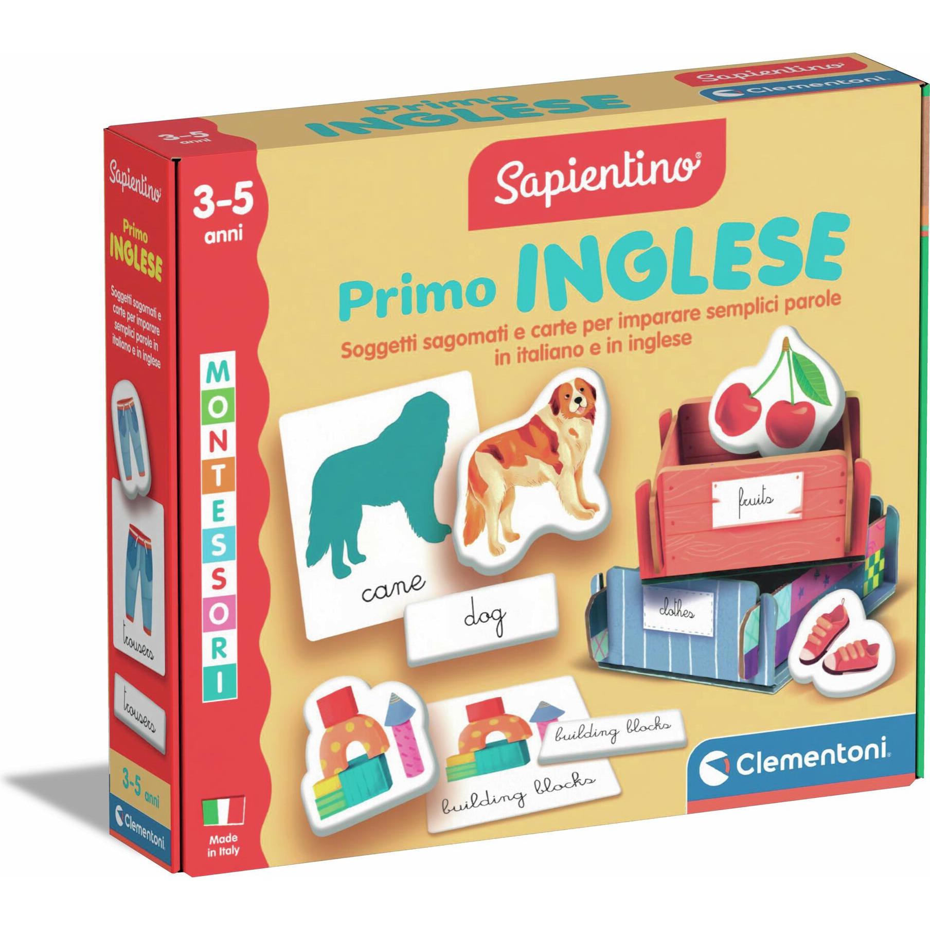 Clementoni Sapientino Baby Montessori Primo Lernspielzeug (Englisch, Italienisch) (16868)