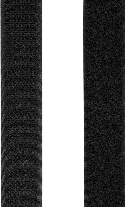Productafbeelding LogiLink Zelfklevende klittenbandset, zwart, 25 mm breed, rol, 5 m (25 mm)