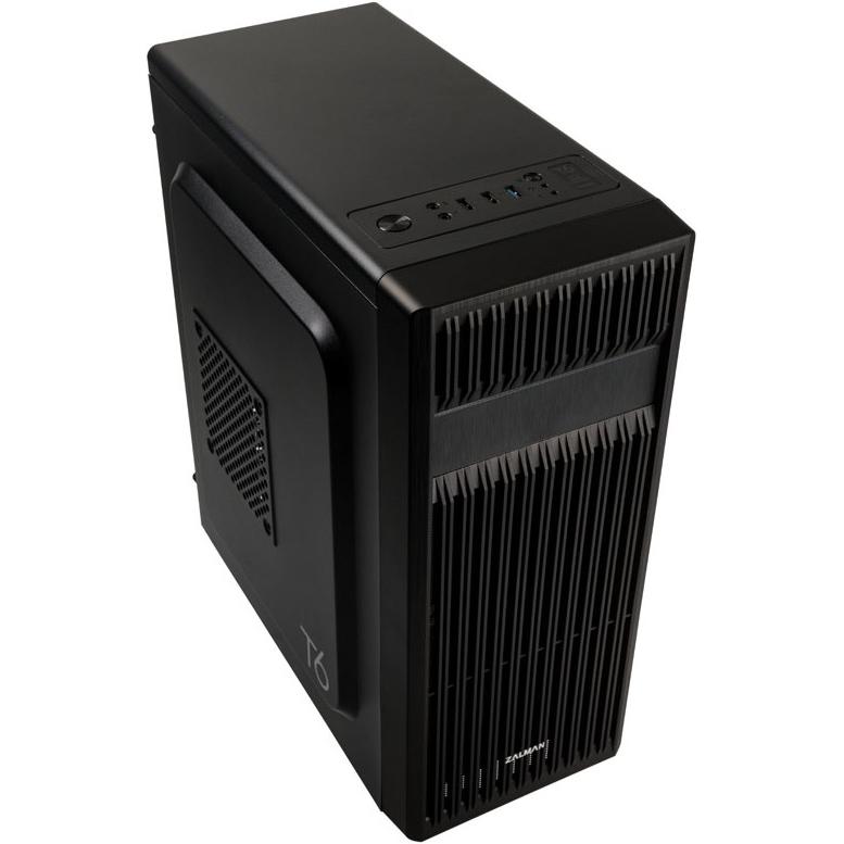 Thumbnail - Zalman T6 (ATX, mATX, Mini-ITX), PC Gehäuse, Schwarz