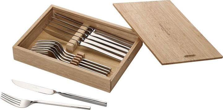 Produktbild Villeroy & Boch Steakbesteck Set 12 tlg. NewWave (12 Stück, Besteck Set)