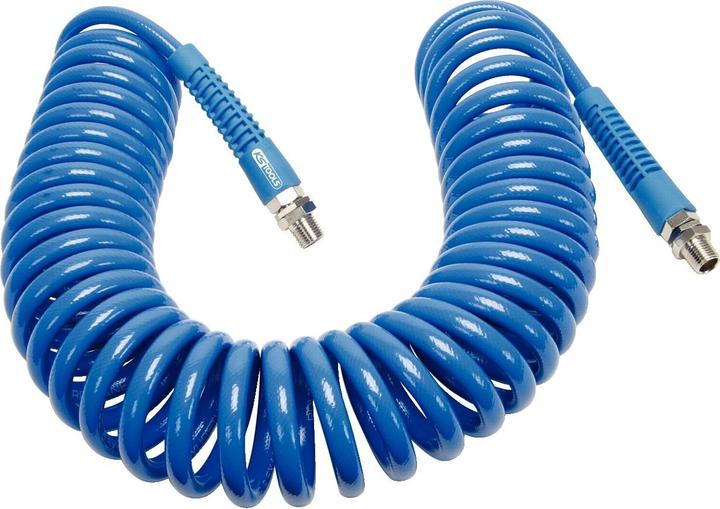 Actual product image KS Tools PU compressed air spiral hose. Ø 8mm 515.3335