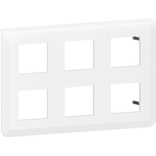 Legrand, Zubehör Schalterprogramm, Mosaikrahmen horizontal 2x3x2M weiss