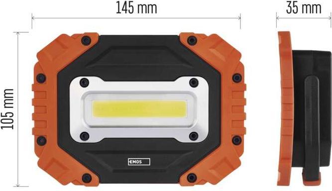 Produktbild Emos COB LED Arbeitsleuchte P4113, 700 lm, 4x AA (700 lm)