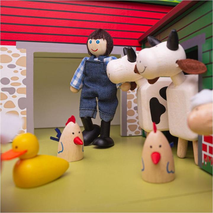 Image du produit Bigjigs Tidlo La ferme en bois d'Oldfield