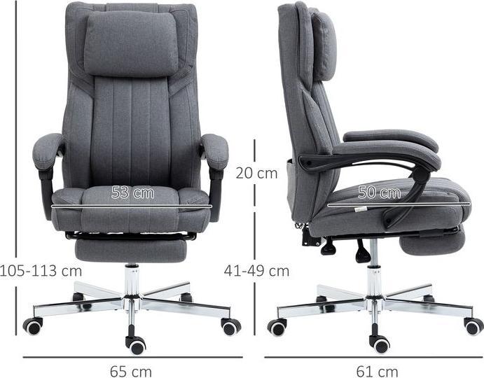 Actual product image Homcom Office chair (41 - 49 cm)