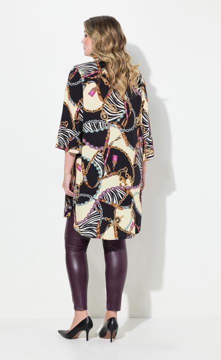 Actual product image Miamoda A-line tunic with leopard print (42)