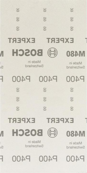 Image du produit Bosch Professional Zubehör Expert M480 Filet de ponçage pour ponceuses vibrantes, 115x 230 mm, G 400, 50 pces. (400)