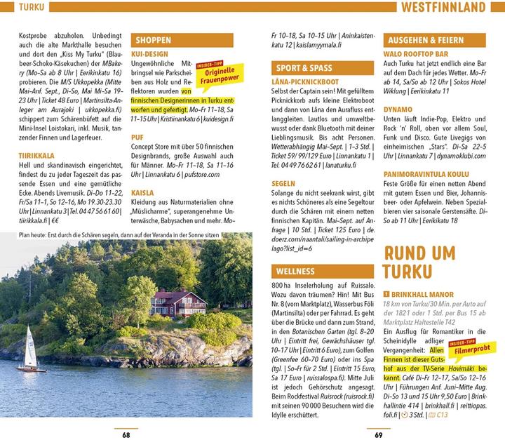 Produktbild Reiseführer Finnland (Deutsch, Joseann Freyer-Lindner, 2022)