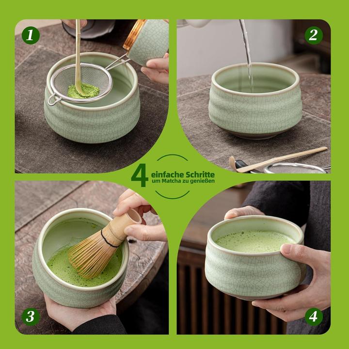 Produktbild Teanagoo 7-teiliges Matcha Tee-Set mit Besen und Zubehör