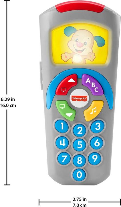 Actual product image Fisher-Price Learning fun doggie remote control educational toy for babies and toddlers with music and lights (German, 0.50 - 3 years)