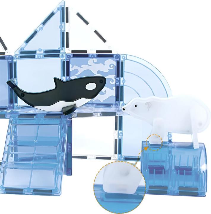 Image du produit VR Shinecon Kit magnétique, 56 pièces - Plage de glace bleue