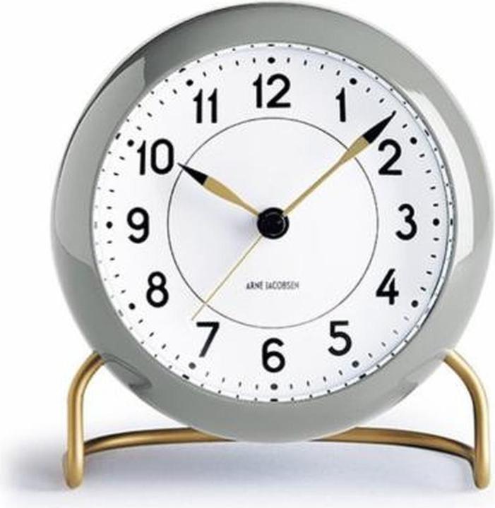 Rosendahl Arne Jacobsen Station Table Clock with Alarm