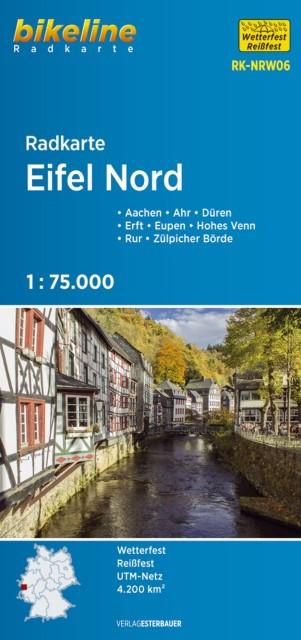 Produktbild Bikeline Radkarte Deutschland Eifel Nord Aachen, Köln 1 : 75 000