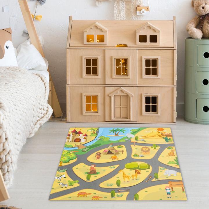 Actual product image Relaxdays 21-piece play mat (89.50 x 89.50 cm)