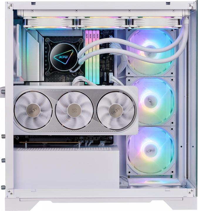 XPG Geh INVADER X (solo case) (ATX) Midi Tower bianco al dettaglio (ATX, mATX, Mini-ITX)