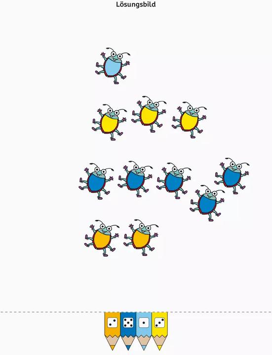 Actual product image Ravensburger Painting by numbers, preschool: first numbers