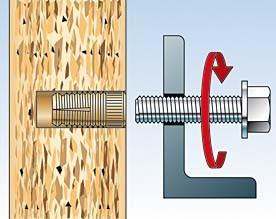 Produktbild Fischer Messingdübel PA 4 M6/13,5 (100 Stk.)
