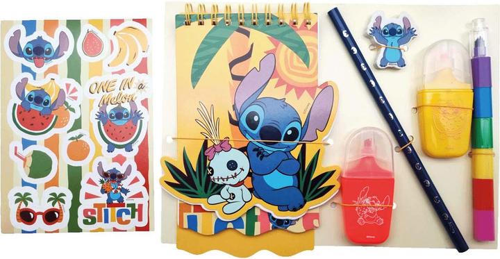 Produktbild Stitch Plüsch-Federmäppchen gefüllt