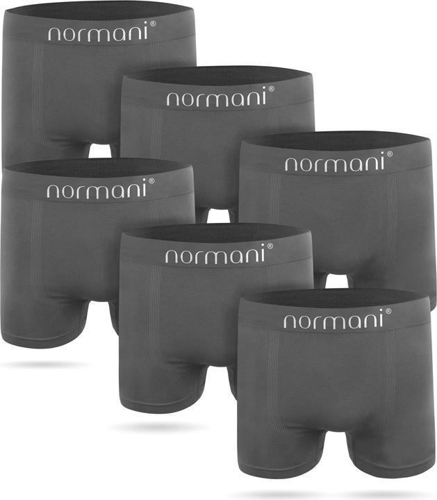 Actual product image Normani 6 Piece Microfiber Nylon Men's Boxer Shorts (S/M, pack of 6)