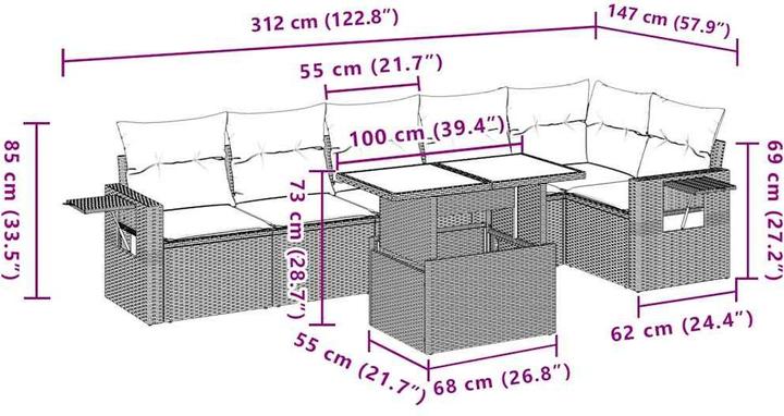 Produktbild vidaXL Luca