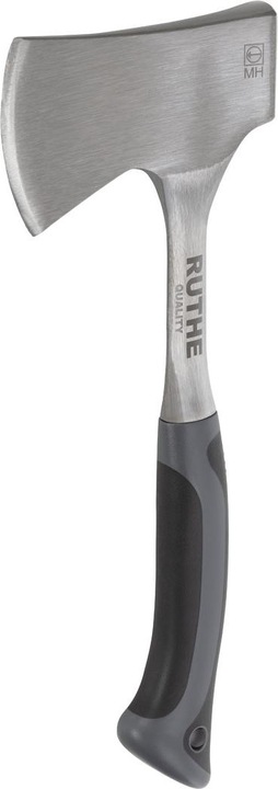 Produktbild Ruthe Campingbeil Vollstahl DIN 7287 grau/schwarz