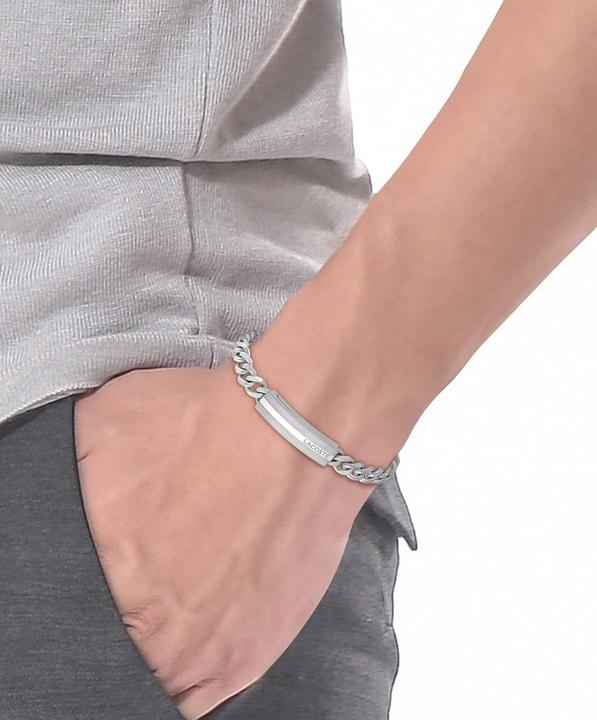 Immagine prodotto Lacoste Adventurer 2040091 bracciale fashion in acciaio (19 cm, Acciaio inossidabile)