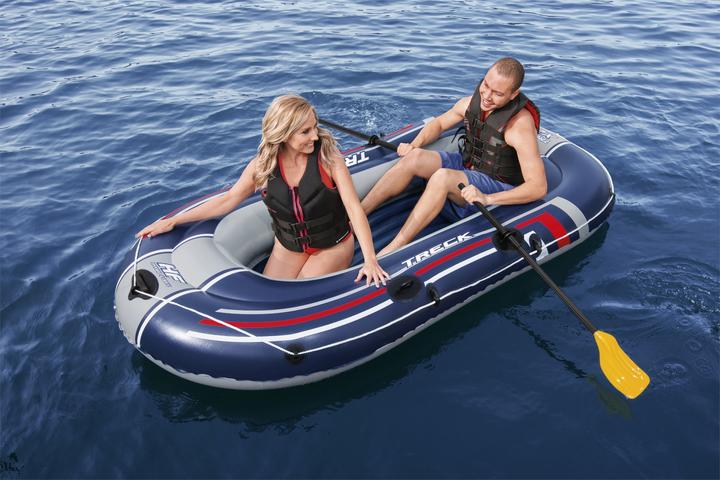 Immagine prodotto Bestway Set di gommoni Hydro-Force™ Treck X2 255 x 127 x 36 cm (255 cm, 3 pers.)