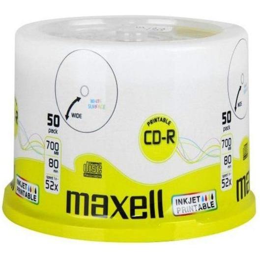 Thumbnail - Maxell CD-R 700Mb 52x (50 x), Optischer Datenträger