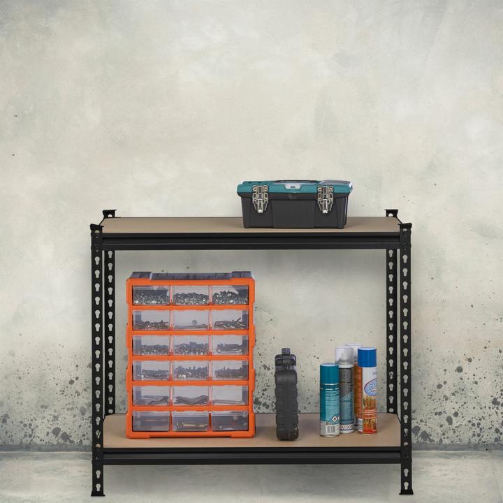 Image du produit Relaxdays 2x bacs-de-rangement (30 x 32.5 x 16 cm, 12 l)