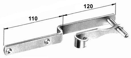 Werkstarck Serratura dell'anta delle persiane a vite