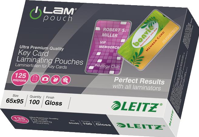 Image du produit Leitz Pochette de plastification 65x95mm (65 x 95 mm, 100 pièce(s), 125 µm)