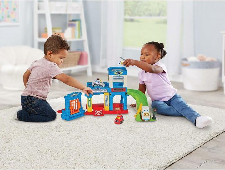Produktbild VTech Spielset Fahrzeuge Tut Tut Bolidos 28 x 11,5 x 28 cm Polizei