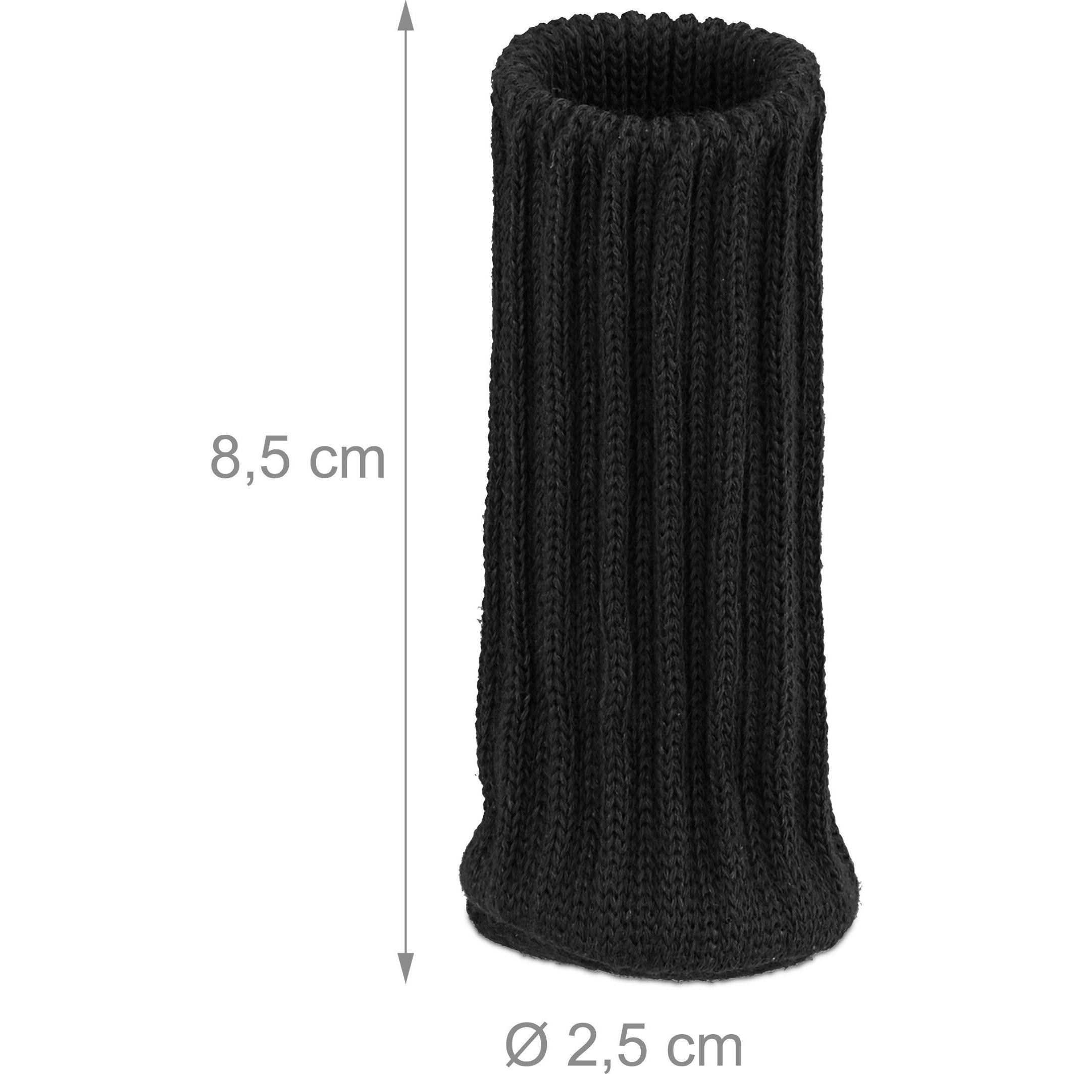 Thumbnail - Relaxdays, Möbelgleiter + Schutzpuffer, Stuhlbeinsocken (Stuhlsocken, 24 Stück)