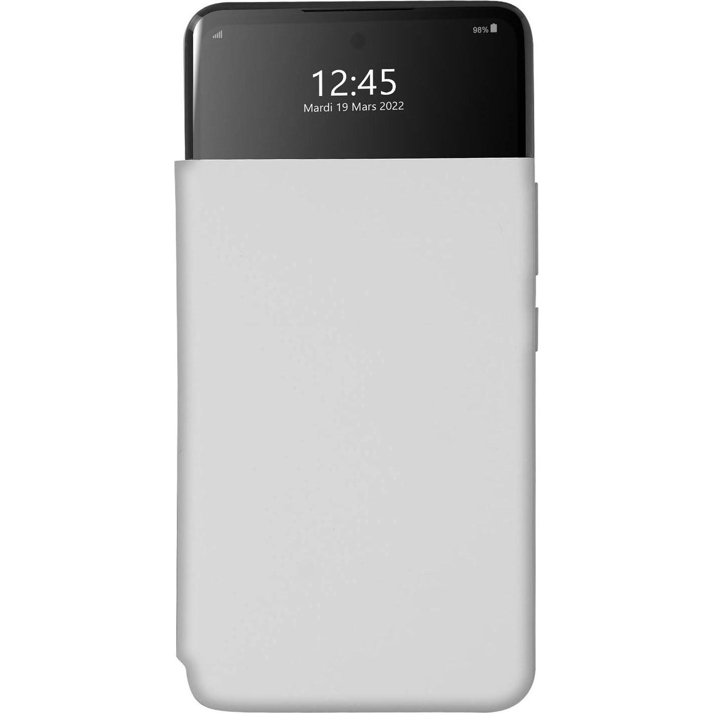 Samsung EF-EA536PWEGEE Handy-Schutzhülle (6.5 Zoll) Geldbörsenhülle (Samsung Galaxy A53 5G), Smartphone Hülle, Weiss