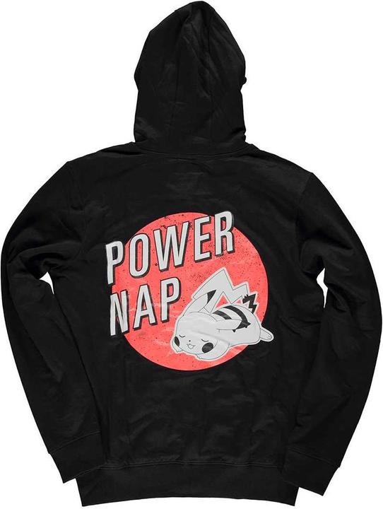 Immagine prodotto Pokémon Felpa con cappuccio da uomo Pikachu Power Nap (M)
