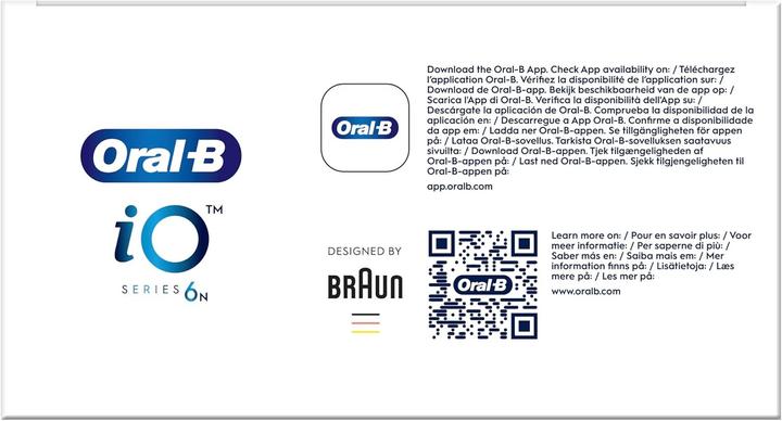 Actual product image Oral-B iO Series 6N Wit + extra iO Gentle Care opzetborstel