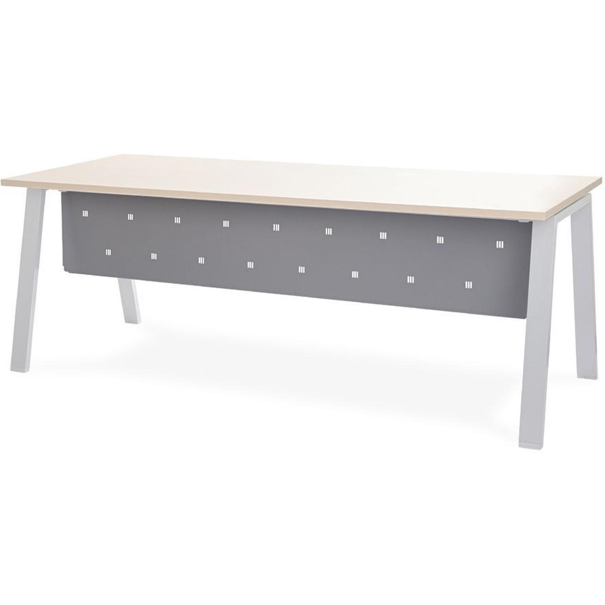 Thumbnail - Rocada, Zubehör Büromöbel, Fussraumblendeblende für Schreibtisch Metal 200cm (177x30cm) grau